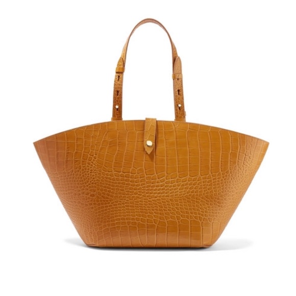nanushka Handbags - Nanushka crocodile embossed leather tote